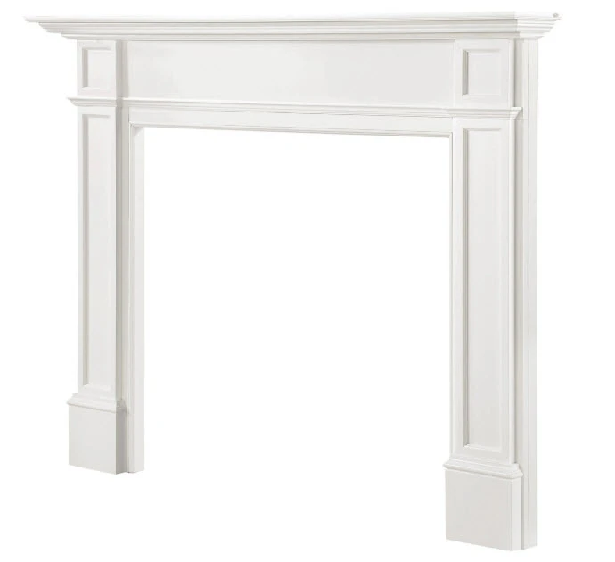 48" Marshall White Fireplace Mantel 5 48" Marshall White Fireplace Mantel - Image 3