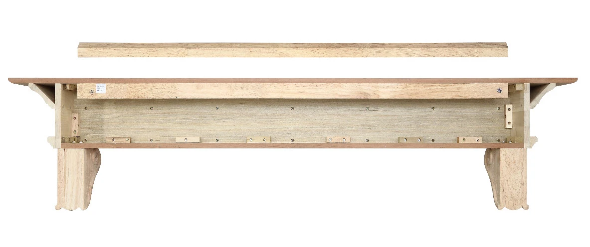 60"/ 72" The Devonshire Mantel Shelf - Unfinished 4 60"/ 72" The Devonshire Mantel Shelf - Unfinished - Image 2