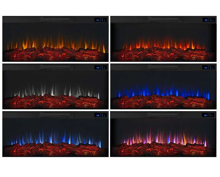 108" Monte Vista White TV Stand Electric Fireplace 8 108" Monte Vista White TV Stand Electric Fireplace - Image 6