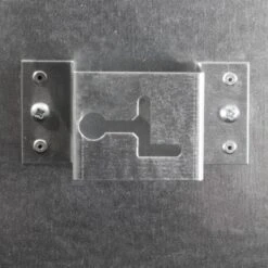 Technotherm ISP Frameless Infrared Heating Panel - Black 650w (1500 X 400mm) -Electric Radiators Direct rear bracket 8 1 9