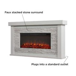 65" Shorewood Landscape Electric Fireplace -Electric Radiators Direct s6 01