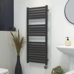 Ecostrad Scala IQ WiFi Electric Towel Rails - Anthracite -Electric Radiators Direct scala a iq 2
