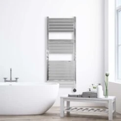 Ecostrad Scala IQ WiFi Electric Towel Rail - Chrome -Electric Radiators Direct scala wifi chrome 500x1200 lifestyle 1 1