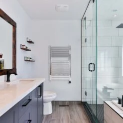 Ecostrad Scala IQ WiFi Electric Towel Rail - Chrome 400w (500 X 800mm) -Electric Radiators Direct scala wifi chrome 500x800 lifestyle 1