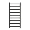 Terma Simple ONE Designer Electric Towel Rail - Black 400w (500 X 1080mm) -Electric Radiators Direct simple one 1080x500 heban black stright on 1