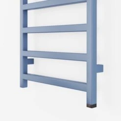 Terma Simple ONE Designer Electric Towel Rails - Blue -Electric Radiators Direct simple one 1080x500 ral 5014 pigeon blue bottom detail 1