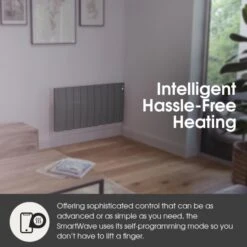 Haverland Wi7 SmartWave Self-Programming Electric Radiator - Anthracite 1100W -Electric Radiators Direct smartwave black benefit