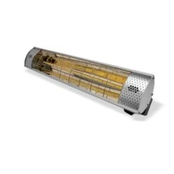 Ecostrad Solaglo Infrared Patio Heater – Silver 2kW -Electric Radiators Direct solaglo