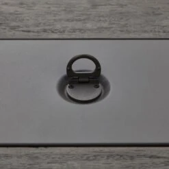 48" Sullivan LP Rectangle Fire Table In Gray -Electric Radiators Direct sull205