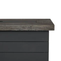 48" Sullivan LP Rectangle Fire Table In Gray -Electric Radiators Direct sull209