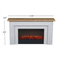 67" Malie Landscape Electric Fireplace -Electric Radiators Direct t2 05