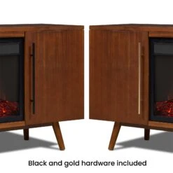 72" Morris Landscape Electric Fireplace TV Stand -Electric Radiators Direct t3 09