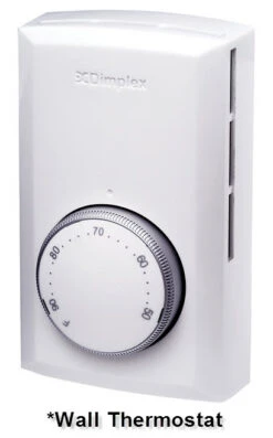 32.5" Dimplex Slim Line Built-in Firebox -Electric Radiators Direct thermostat 1