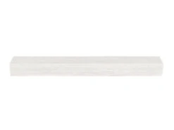 48" / 60" / 72" Zachary Mantel Shelf - Whitewash Finish -Electric Radiators Direct z6